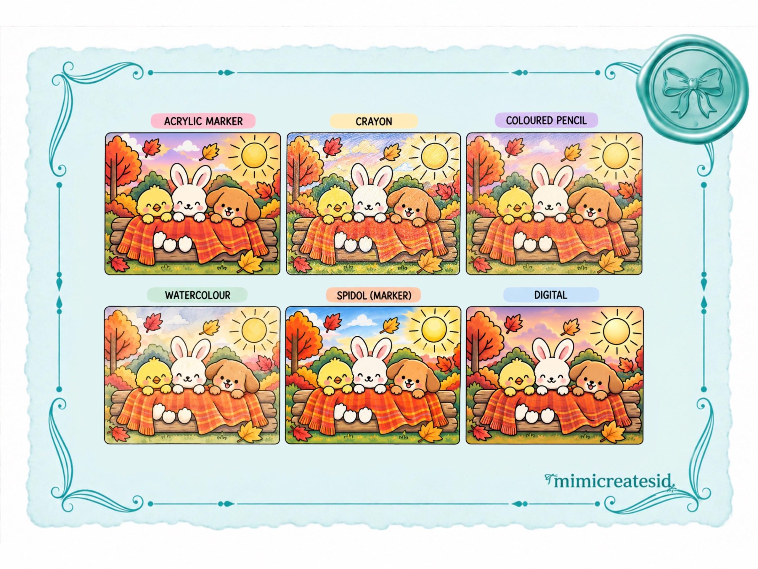 Buku Mewarnai Anak Autumn & Gratitude – gambar 4