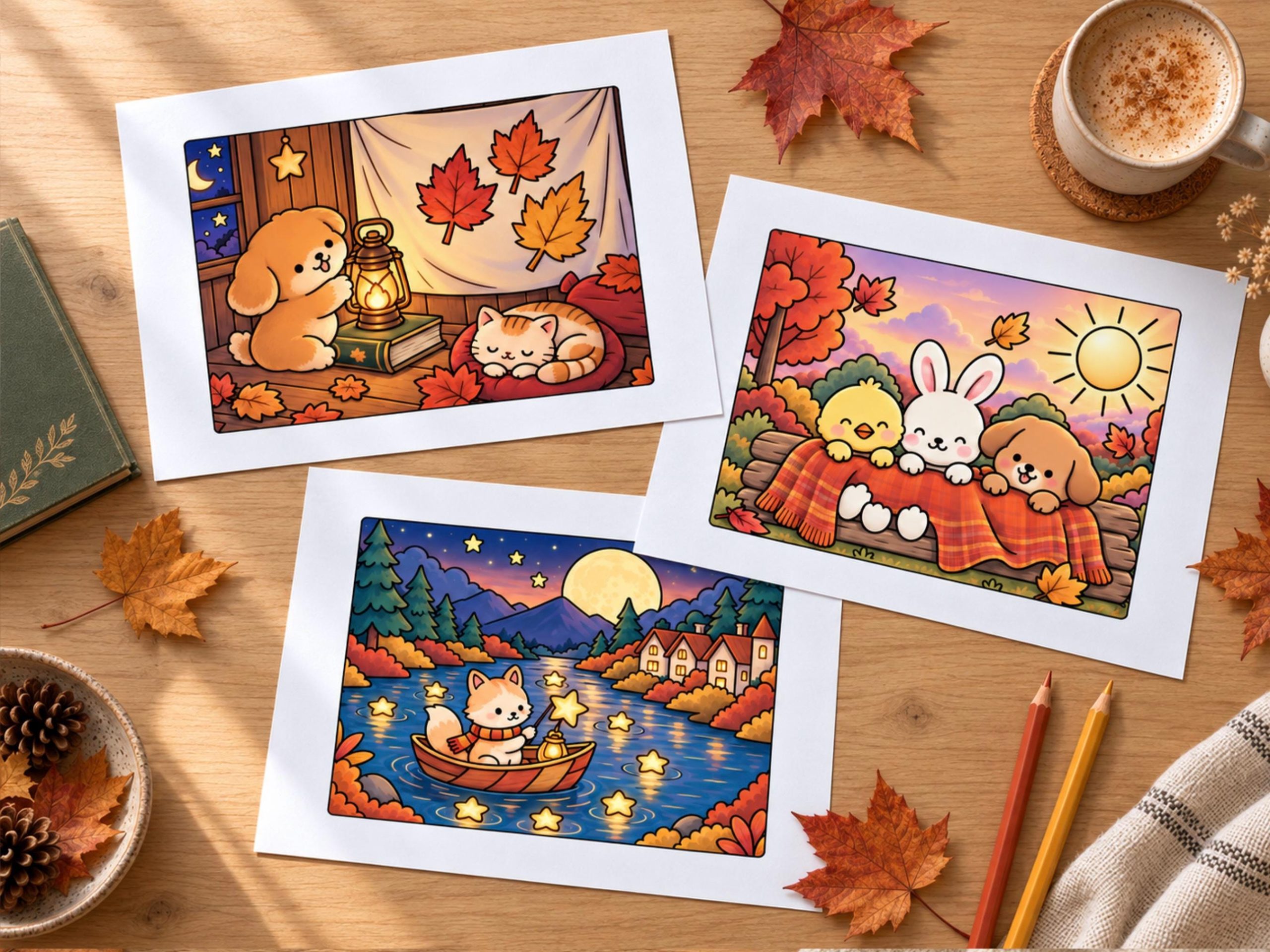 Buku Mewarnai Anak Autumn & Gratitude – gambar 7