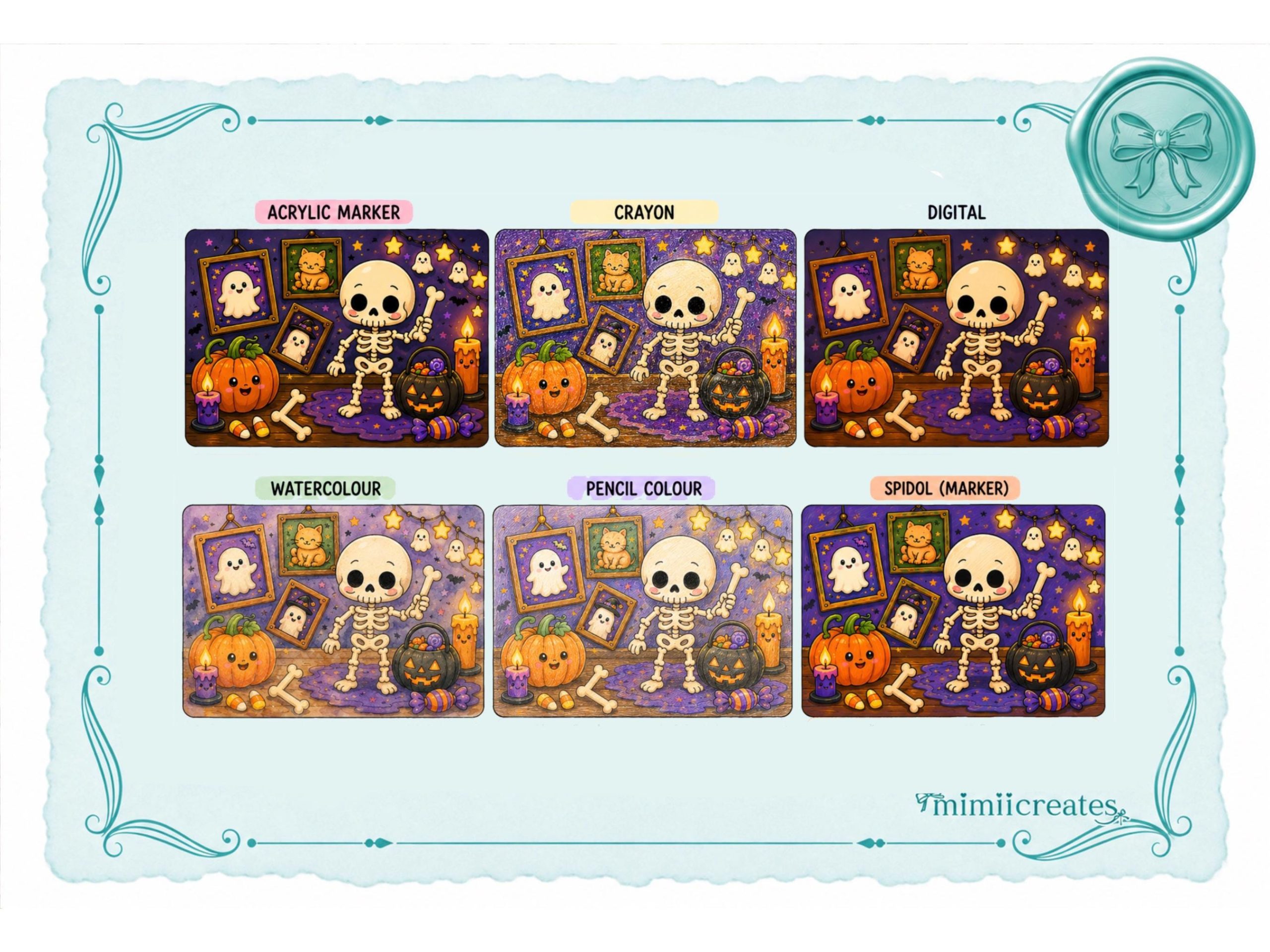 Buku Mewarnai Halloween Anak – gambar 3