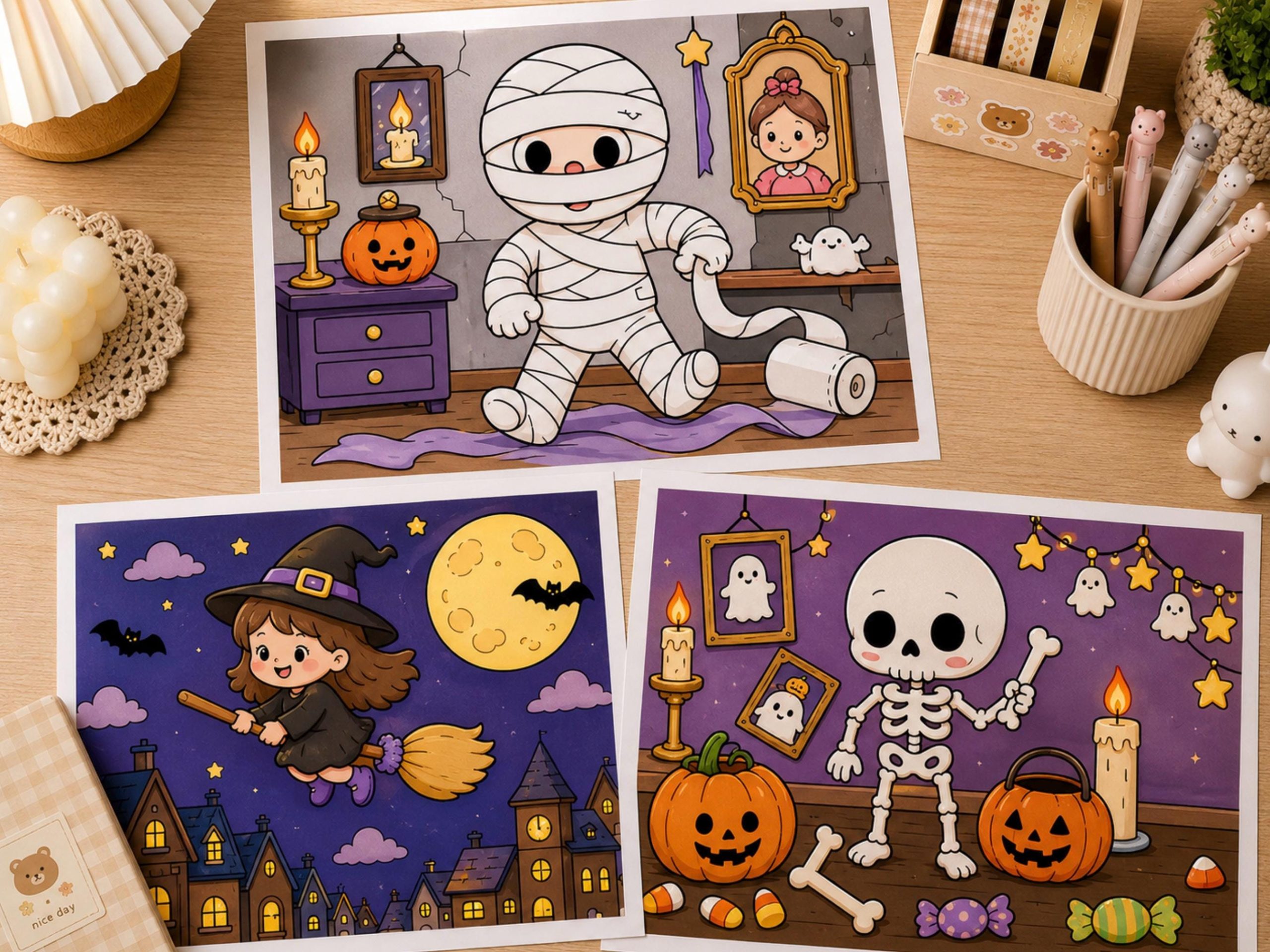 Buku Mewarnai Halloween Anak – gambar 4