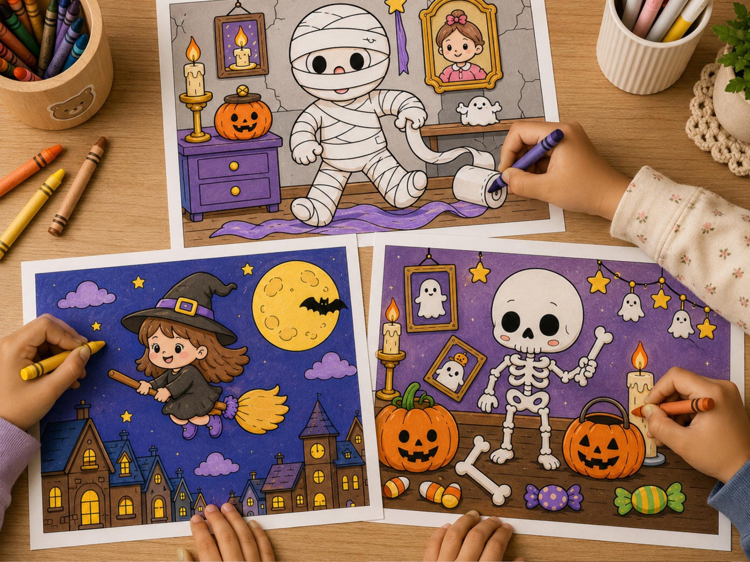 Buku Mewarnai Halloween Anak – gambar 5