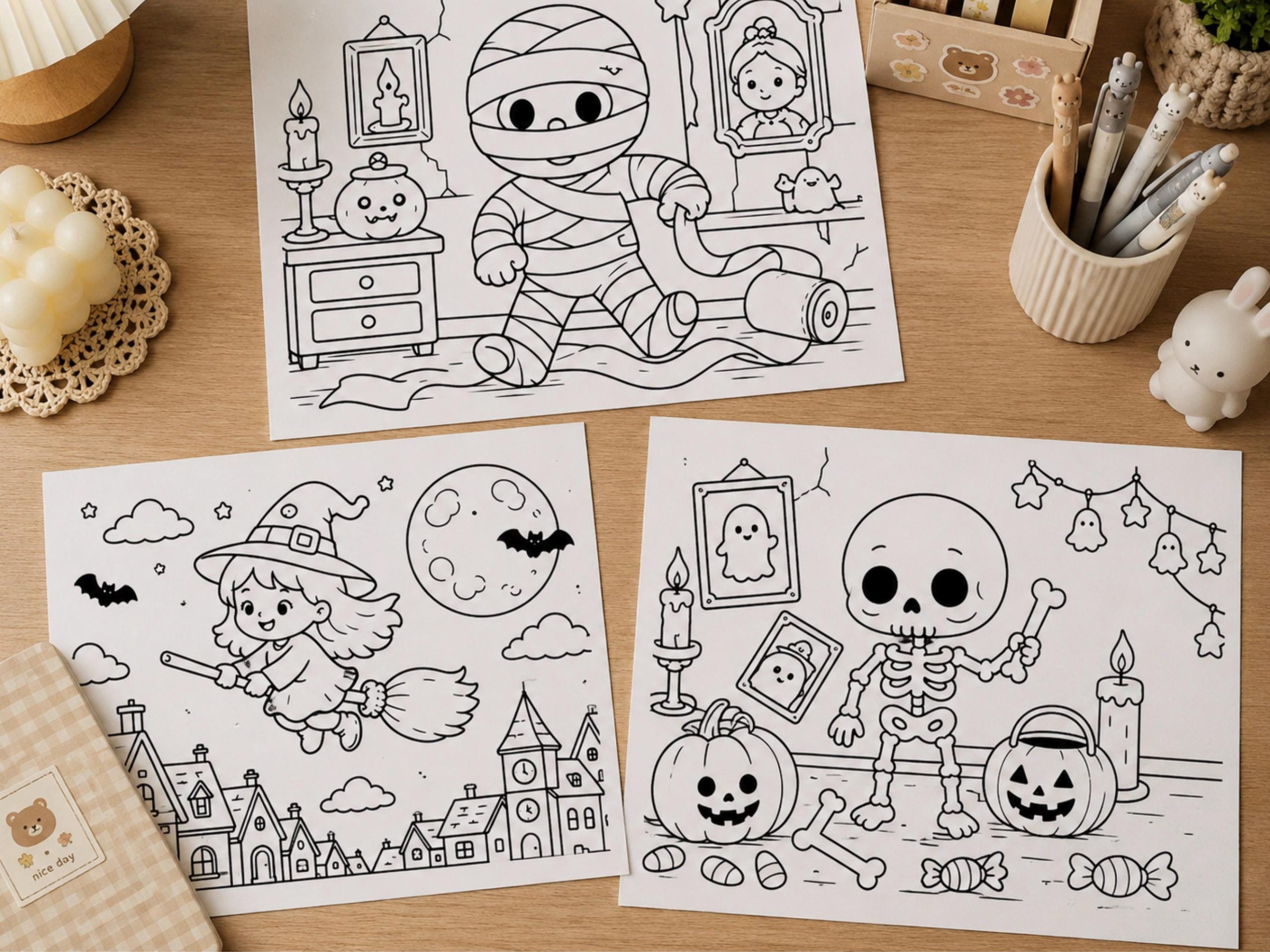 Buku Mewarnai Halloween Anak – gambar 6