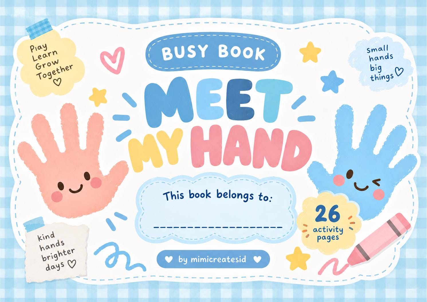 Busy Book Meet My Hand – gambar 1