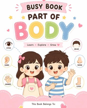 Busy Book Montessori Anggota Tubuh – gambar 1