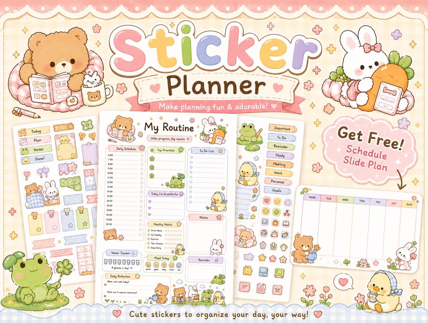 Chore Chart Anak Printable – gambar 1