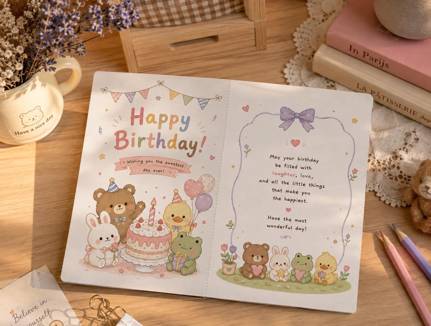 Kartu Ulang Tahun Anak Printable – gambar 2