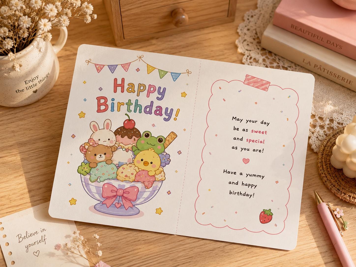 Kartu Ulang Tahun Anak Printable – gambar 3